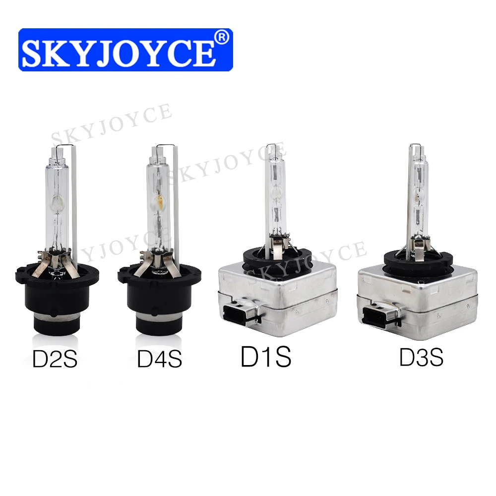 SKYJOYCE 1 пара AC 12 в 35 Вт оригинальная D1S D1R D2S D2R D3S D3R D4S D4R HID лампа 3000K 4300K 5000K 6000K 8000K металлическая коготь HID лампа