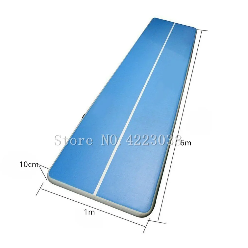 

Бесплатная доставка, партиями по 6x1x0,1 м синий надувные гимнастические матрасы в тренажерном зале и сушить в стиральной машине Airtrack пол галтовочная воздушный трек для продажи