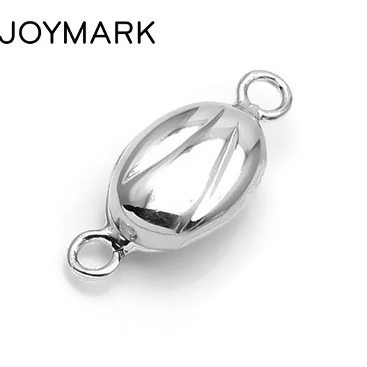 JOYMARK белый родиевое покрытие Настоящее серебро 925 пробы браслет с жемчужинами