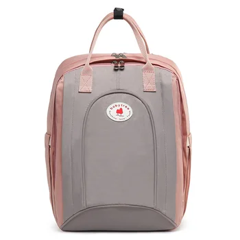 

2019 New Fashion Multi-function Mummy Bag Double Shoulder Backpack for Mom Waterproof Diaper Bag Travel Baby Bag Hanimom