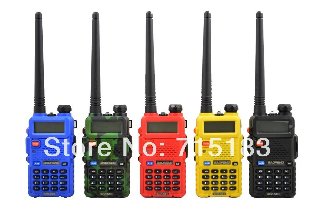 

Portable BAOFENG UV-5R Walkie Talkie 136-174/400-520Mhz Dual Band UHF/VHF Radio amateur radio UV5R with free Earpiece ham radio