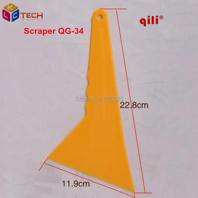 60 шт. Qili qg-34plastic tirangular Scaper промышленность Пол ручка швабры окно оттенок Плёнки установить Инструменты старый Плёнки Тематические товары про рептилий и земноводных инструмент