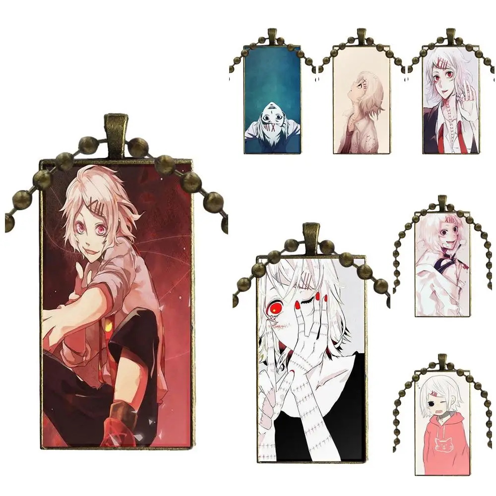 Японское аниме Juzo Suzuya Tokyo Ghouls стеклянный кулон ожерелье ручной работы полукулон