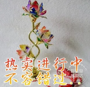 Special offer PVC beautifully colorful 3 lotus lamp Buddha for light |