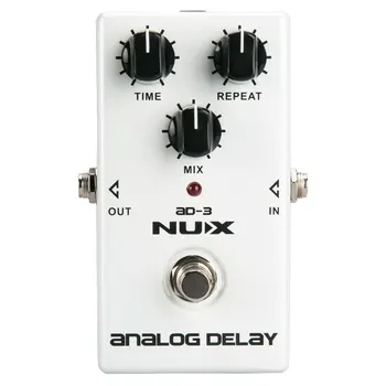 

NUX AD3 Guitar Effects Pedal Analog Delay Effect Low Noise BBD Delay Circuit 20-300ms Delay time