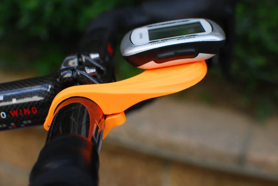 Оранжевый Держатель-крепление на руль mtb для Garmin Edge 9 видов цветов Аксессуары для велосипеда 31,8 200 500 510 800 810 1000 - Цвет: Оранжевый