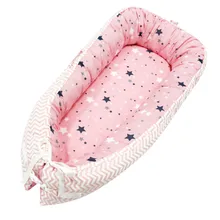 Детская кроватка-гнездо переносная съемная и моющаяся кроватка дорожная кровать для детей Младенческая Детская Хлопковая Колыбель складная детская кровать