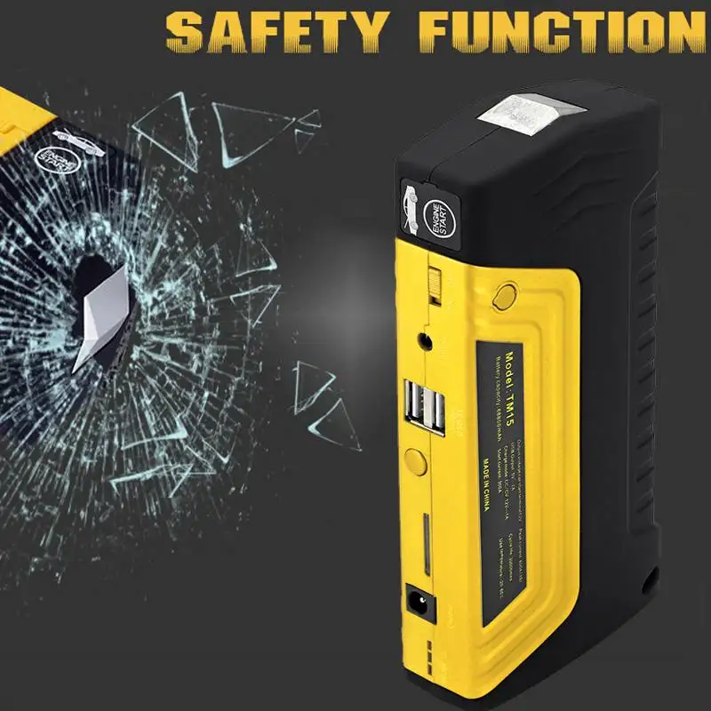  68800 mAh 12 V 600 A Multi-function Jump Starter USB Portable Power Bank Car Battery Booster Charge