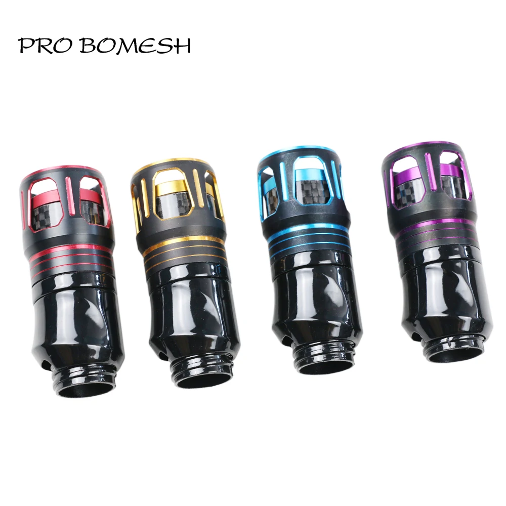 

Pro Bomesh 1Set Aluminum Locking Nut+3K Carbon Spinning Casting Reel Seat Set DIY Rod Building Component Repair Accessory