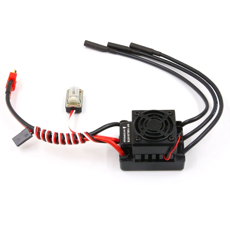 

Hobbywing EZRUN WP-10BL50-RTR 50A ESC brushless sensorless 2-3s waterproof for RC 1/10 cars