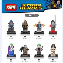 80 шт. X0122 Супергерои Мстители клоун самурайский меч фигурки строительные блоки кирпичи DIY военные игрушки для детей