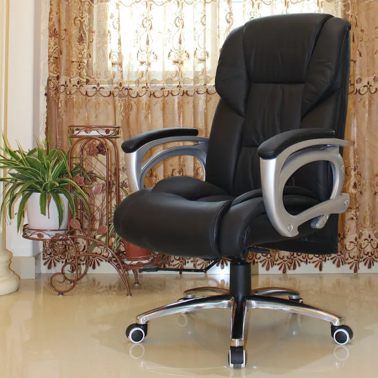 Cheap first layer of leather computer chair home office ...