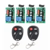 Interrupteur de télécommande sans fil | AC 220 V 1CH 10A, relais RF, commutateur de lumière sans fil, récepteur de 4 pièces + 2 pièces transmetteur ► Photo 1/6
