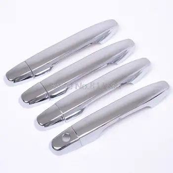 

For Honda CRV CR-V 2012-2015 Car Chrome ABS Door Handle Cover Catch Cover Molding Trim Side Door Handle cap Cover Trim