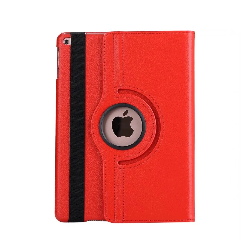 PU для нового ipad 9 7 2017 A1822 A1823 кожаный флип смарт стенд 360 Вращающийся чехол Apple iPad 2018