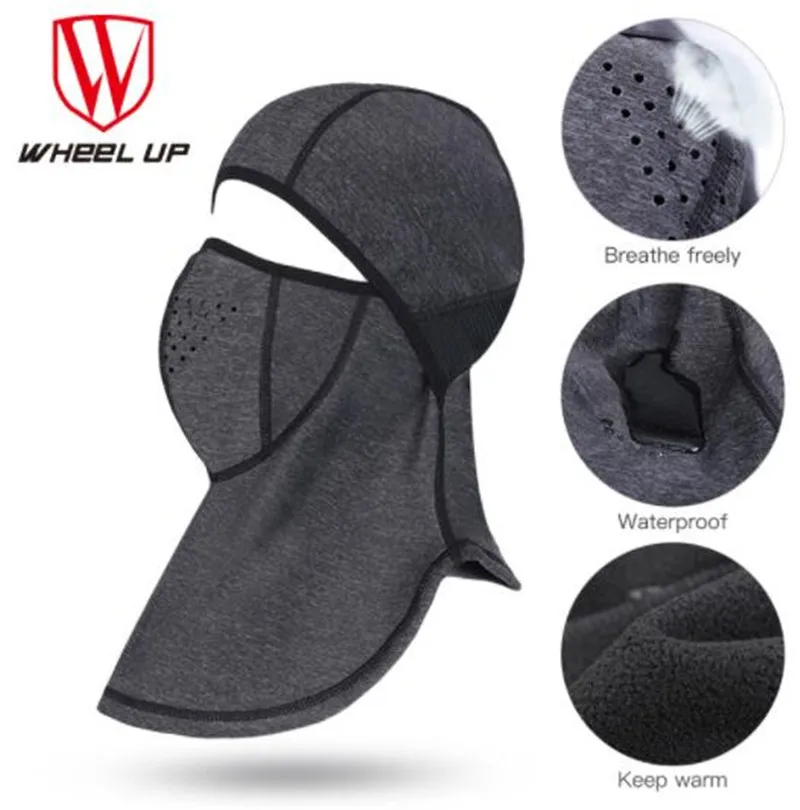 WHEEL UP Winter Cycling Cap Fleece Thermal Keep Warm Windproof Face Mask Bicycle Skiing Hat Cold Headwear Bike Face Mask Scarf WHEEL UP Winter Cycling Cap Fleece Thermal Keep Warm Windproof Face Mask Bicycle Skiing Hat Cold Headwear Bike Face Mask Scarf