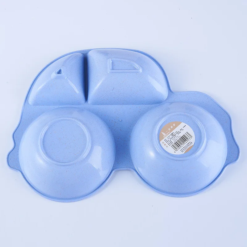 3pcs Car Style Baby Bamboo Tableware Children Plate with Spoon Fork Cartoon Sub-grid Kids Dishes Eco-friendly Baby Plate Set 3pcs Car Style Baby Bamboo Tableware Children Plate with Spoon Fork Cartoon Sub-grid Kids Dishes Eco-friendly Baby Plate Set
