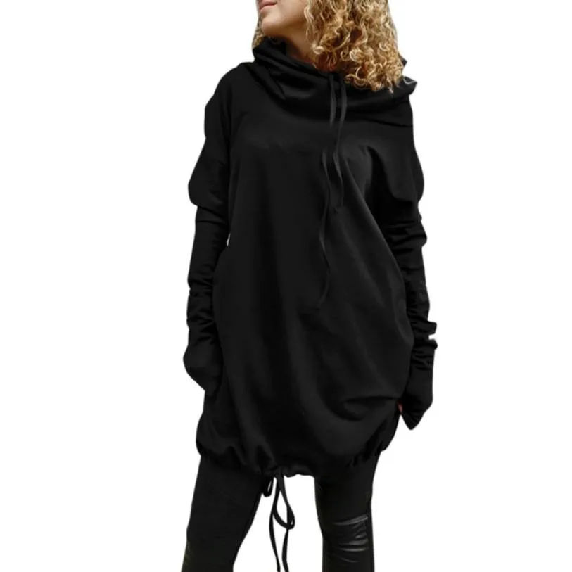 longer length womens hoodies
