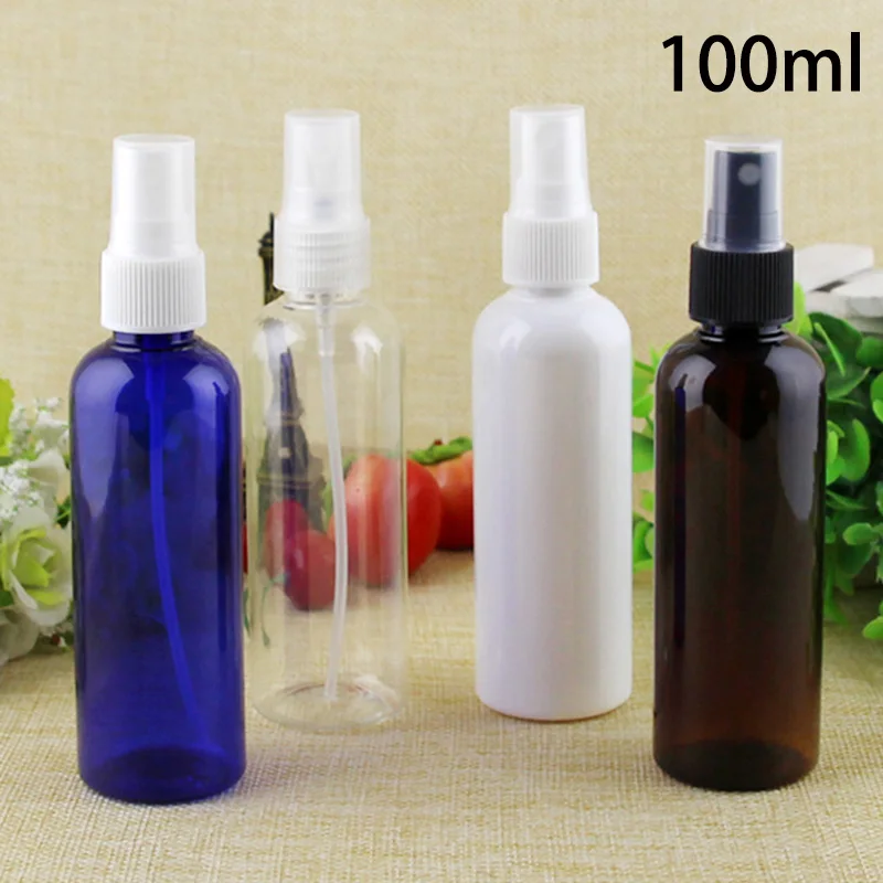 

Free Shipping 100ml Refillable Women Toner Spray Bottle Cosmetic Make up Perfume Sprayer Bottles Blue Brown White Green