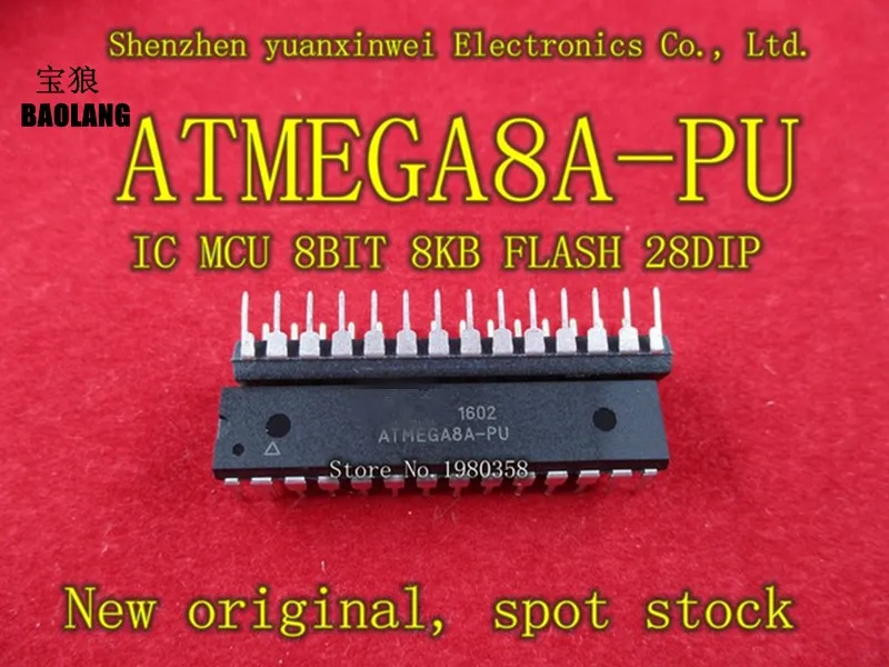 ATMEGA8A-PU ATMEGA8A DIP28 100 шт. есть запас