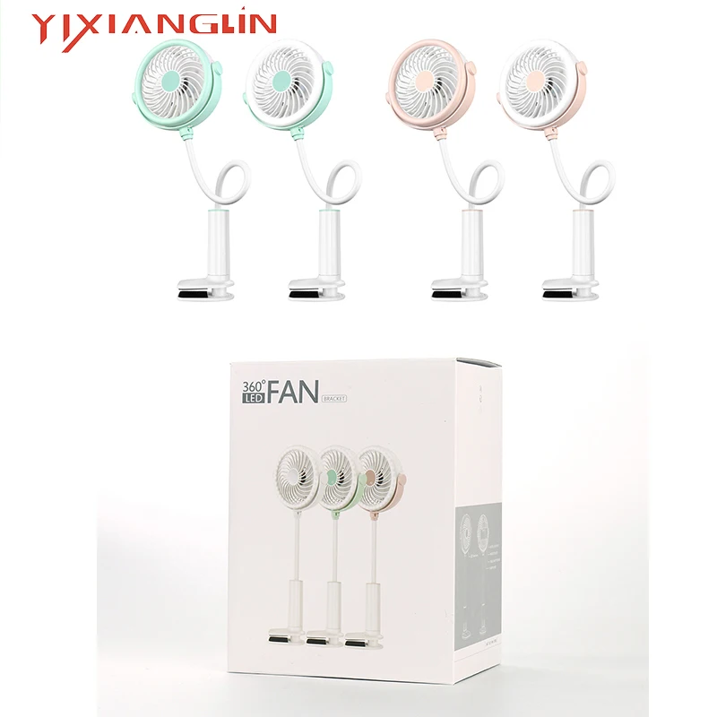 YIXIANGLIN EFA04 06 Гибкая usb лампа 3 скорости регулируемый кулер мини вентилятор Удобный