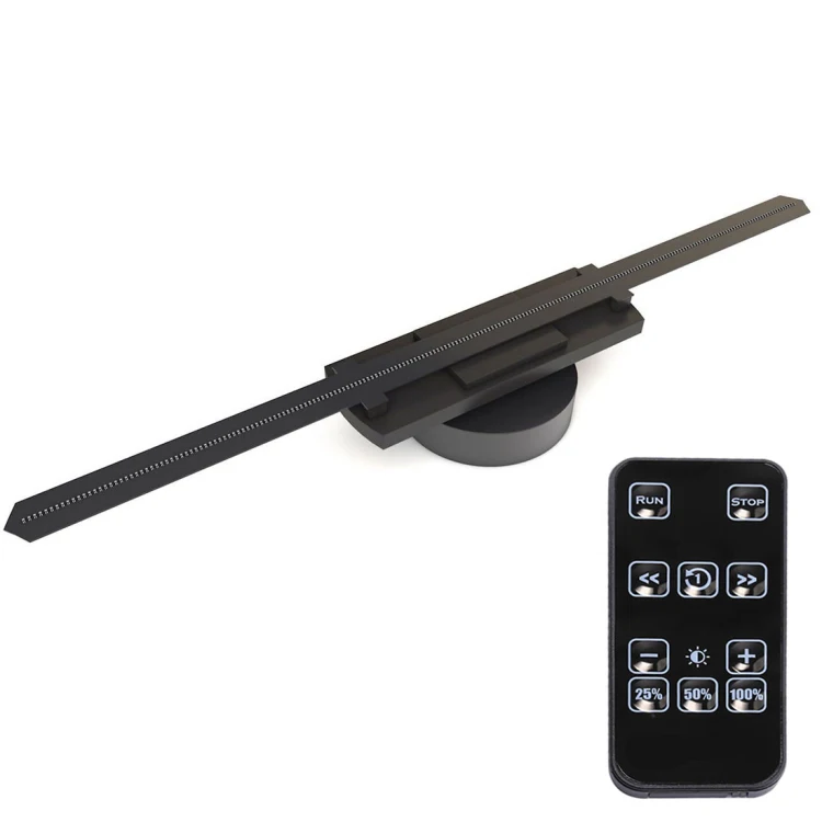 Upgraded 50cm/1.64ft Wifi 3D Holographic Projector Display Fan Portable LED Unique Hologram Player Projector Upgraded 50cm/1.64ft Wifi 3D Holographic Projector Display Fan Portable LED Unique Hologram Player Projector