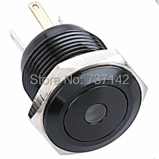 

ELEWIND 16mm Dot illuminated momentary push button switch (PM161F-10D/JL/B/12V/A)