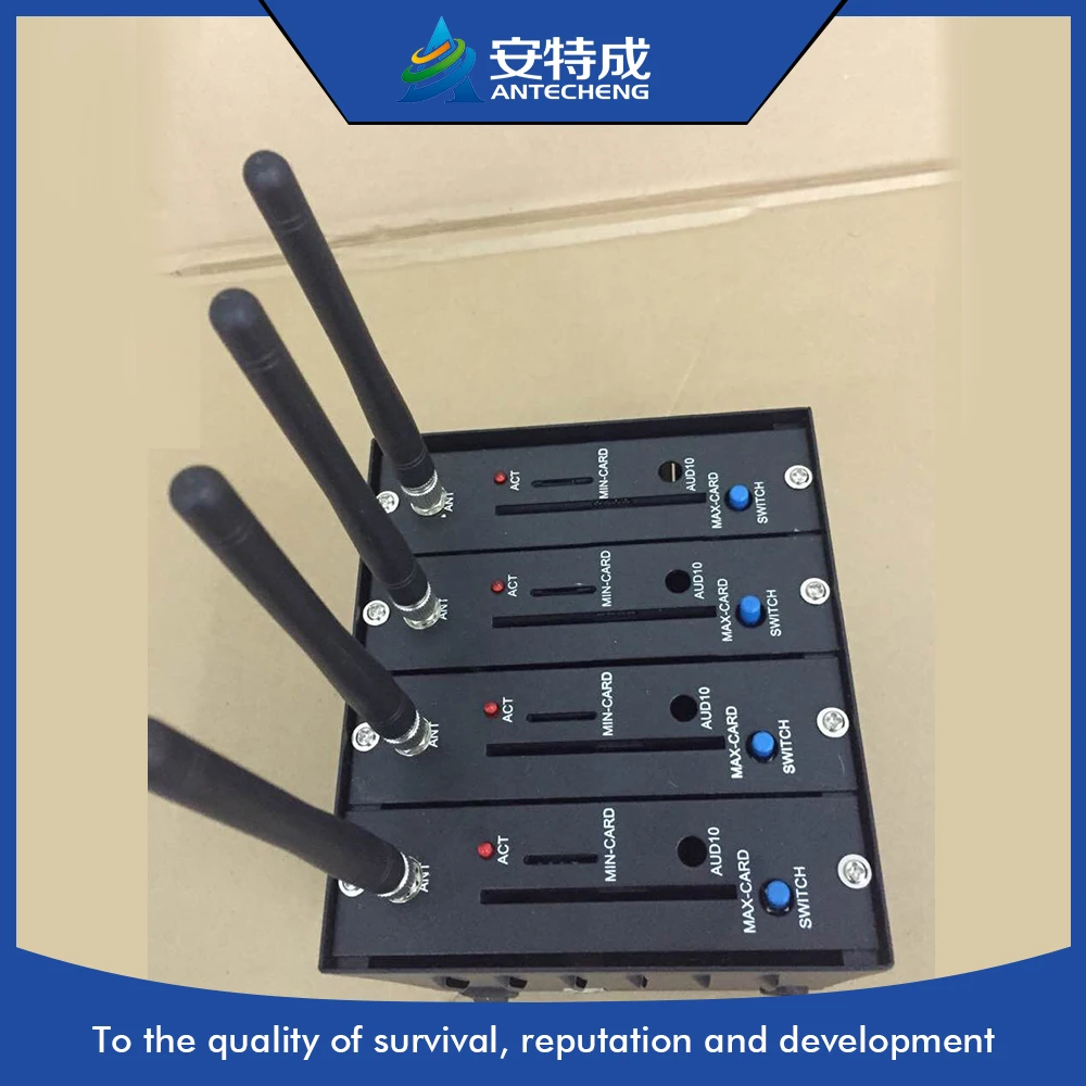 

4 port modem pool with Q24plus bulk SMS market