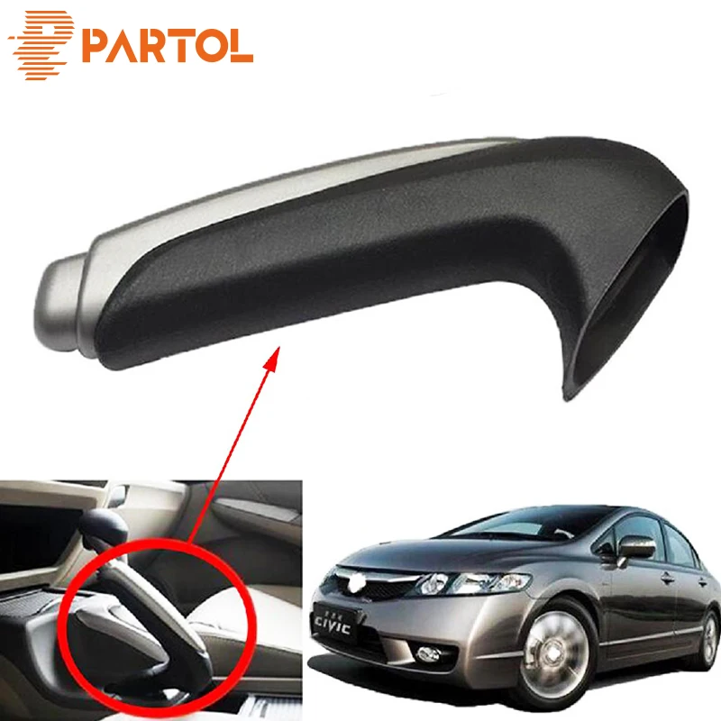 Partol автомобиля ручка кожаный чехол черный 14 7x3 2 см для Honda Civic Coupe седан Гибридный