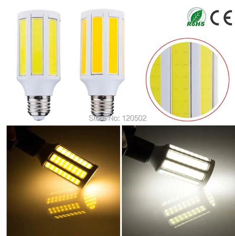 

BEST PRICE!! Super Bright 220V 7W 15W COB E27 E14 Lamp SMD LED Corn Bulb Light E27 E14 Lamp white, warm white