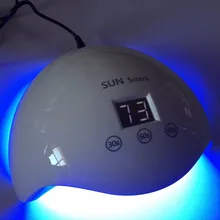SUN5mini УФ лампы 24/30 Вт светодиодные лампы для ногтей светодиодный светильник ногтя автоматическое распознавание для сушки ногтей УФ-светодиодный Гель-лак ЖК-дисплей Дисплей Маникюрный Инструмент