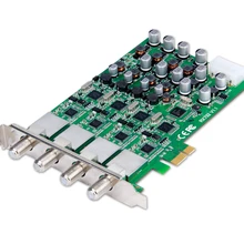 GENIATECH PCI Express Quad DVB-S2 ТВ карты X9320 4-тюнер вход PCIe 4way HD цифровой ТВ карты DVB-S2 atellite приемник сигнала при разнесённом приёме