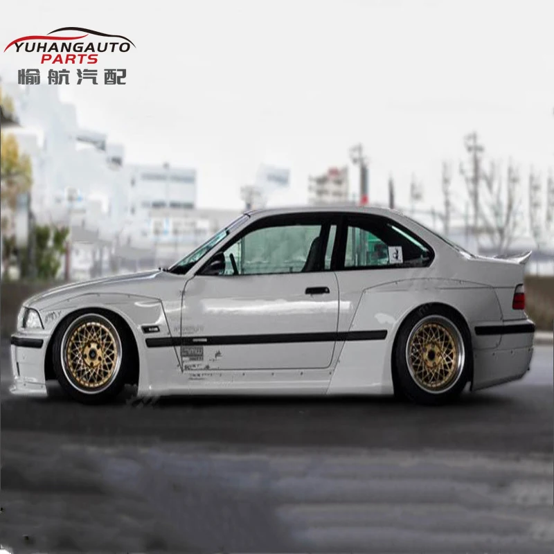 Фотодеталь для E36 RB rocket bunny переднее и заднее крыло из стекловолокна|Грязезащита| |
