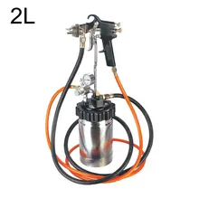 2L 8L краски танк с высоким давлением пистолет краска танк с регулятором и кольцо-тянуть безопасности calve безвоздушного распылителя краски
