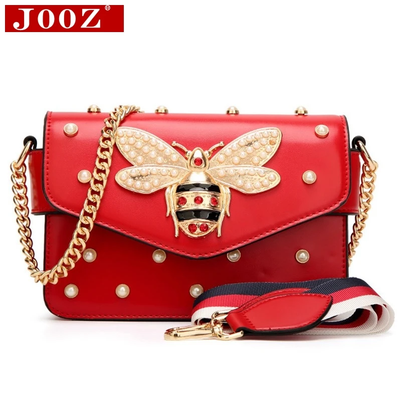 

Brand Women Bags Luxury pearl Leather Handbags Women Messenger Bags Flap Designer Chain shoulder bag Two shoulder straps