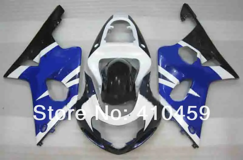 

ABS Plastic Fairing kit for SUZUKI GSXR1000 GSX-R1000 GSXR 1000 K2 00 01 02 2000 2001 2002 white blue Fairings set SP119