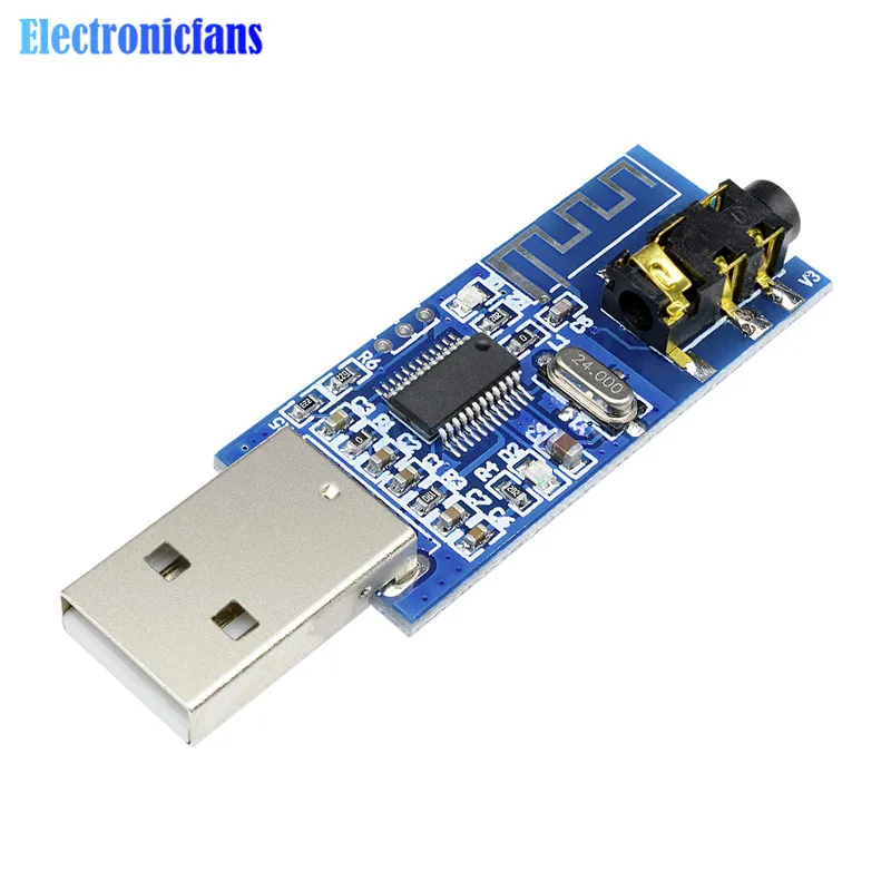USB Bluetooth 4 0 аудио приемник беспроводной модуль голосовой плеер со светодиодной