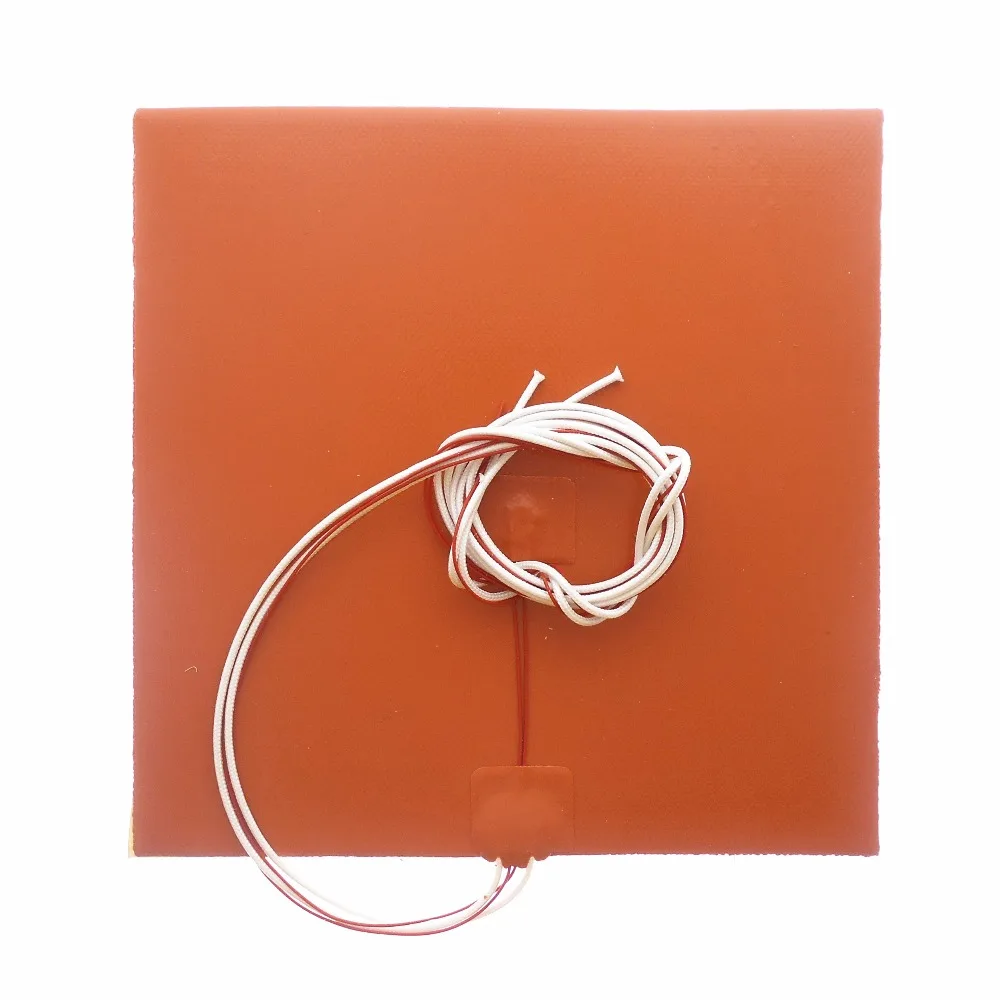 DuoWeiSi 3D طابعة أجزاء 22x22 سنتيمتر Heatbed 220 V 250 W/12 V 250 W Thermostor سخان سيليكون سادة 220*220 مللي متر الحرارة السرير