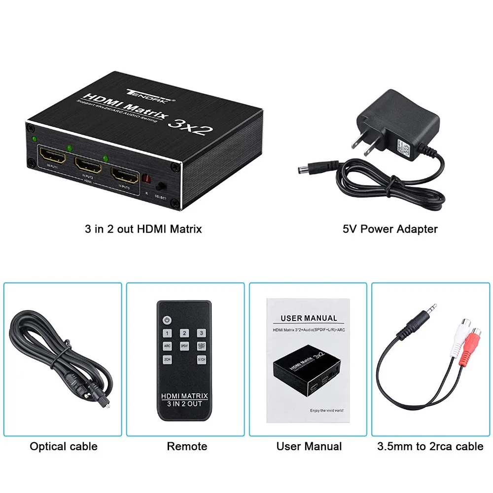 3X2 HDMI matrix-14
