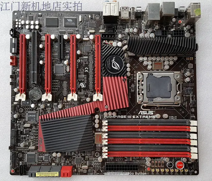 ASUS Rampage III Extreme R3E DDR3 LGA 1366 24GB X58 настольная материнская плата Б/у 90% новая