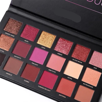 

18 Color Eye Shadow Pallete Pearl Glitter Shimmer Matte Eye Shadow Powder Palette Matt Luminous Eyeshadow Cosmetic Makeup