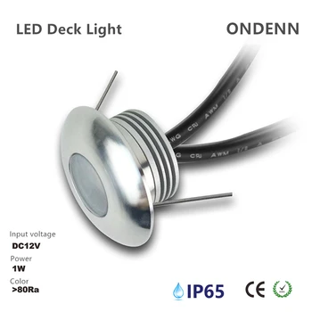 

1W LED Inground Light Outdoor Underground Lights Recessed Spotlight Kit IP67 DC12V Patio Pavers Floor Deck Stair Lamp 6pcs