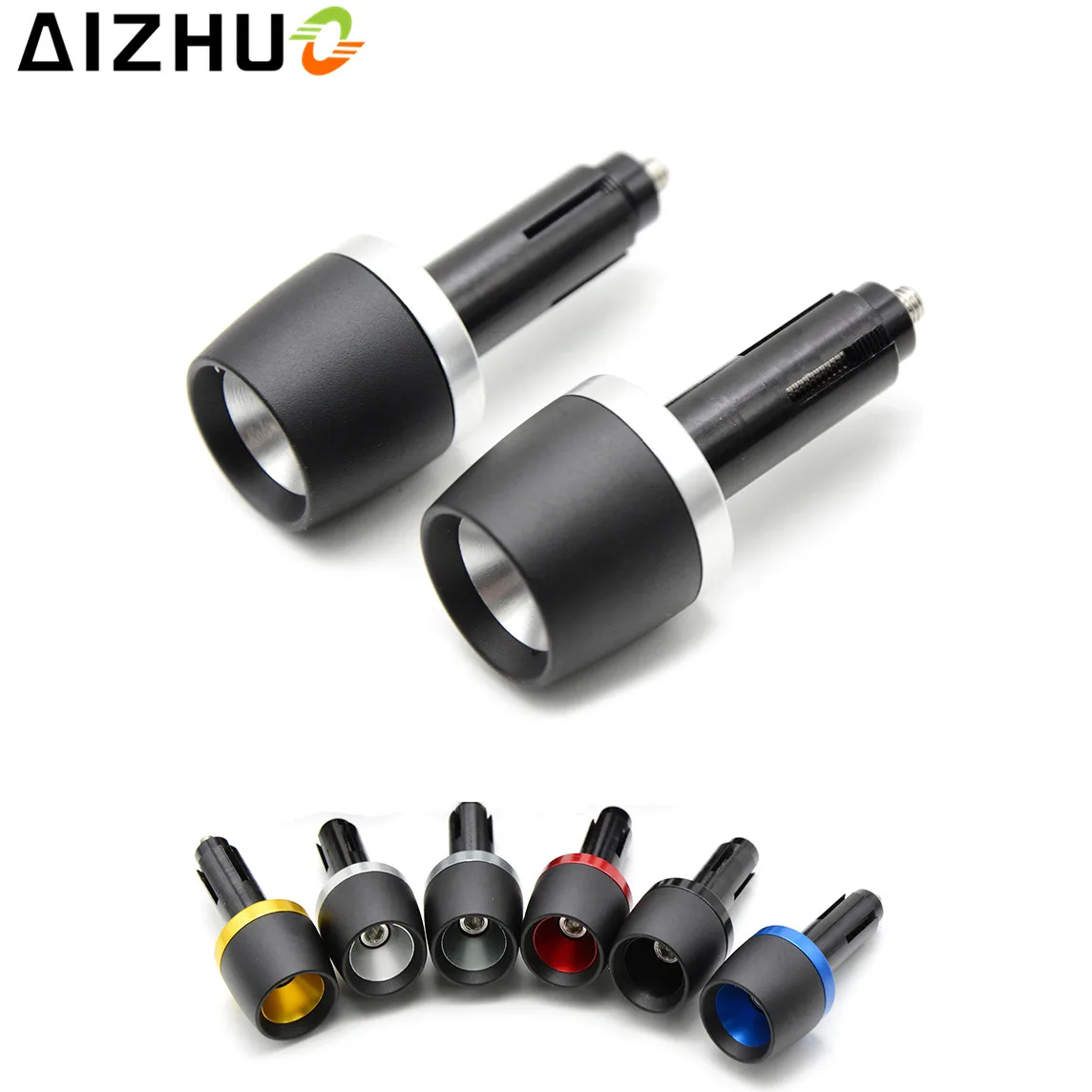 Motorcycle Handlebar Ends CNC Aluminum 8 Color 7/8