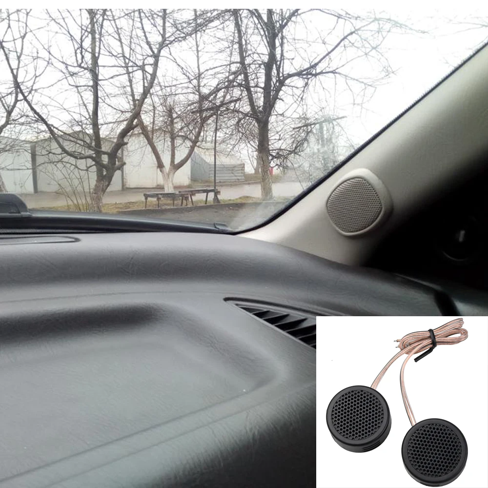 

Kebidumei 2pc Newest high quality speaker 500W Super Power Dome Tweeter High Pitch loudspeaker For Audi Car Apply Any Car