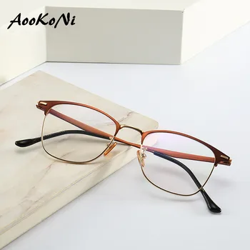 

Women Glasses Frame Metal Alloy Thin Metal Square Eyeglasses Men Myopia Prescription Full Optical Frames Eyewear Eye Glasses