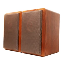 Твердая древесина 20 Вт 1 до 4 дюймов книжная полка динамик 2,0 HiFi Колонка аудио домашний полный спектр динамик