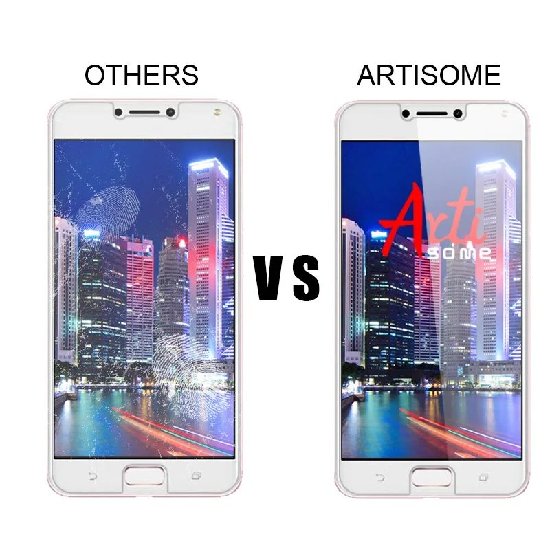 ARTISOME Glass For Asus Zenfone 4 Max ZC554KL 2.5D HD Front Film Screen Protector For Asus Zenfone 4 Max ZC554KL Tempered Glass (4)