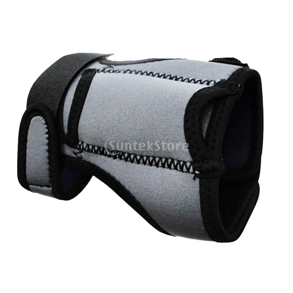Прочный неопреновый держатель-светильник 3 мм, перчатки для подводного дайвинга, открытый фонарь, светильник-вспышка - Цвет: Grey