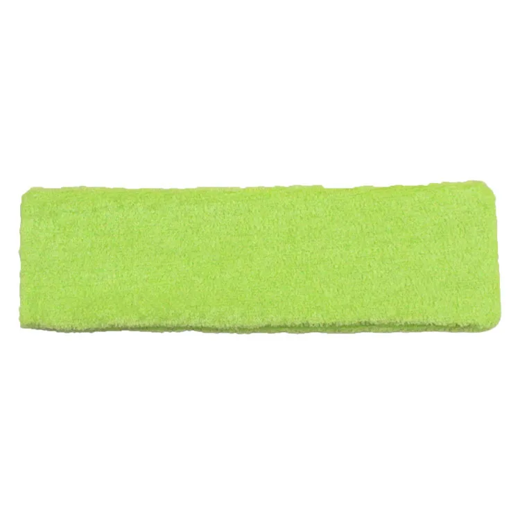 green Эластичные спортивные повязки для волос для женщин, йоги, бега, фитнеса, мытья лица, для макияжа, повязка для волос, полотенце, пота, повязки для волос - Цвет: green
