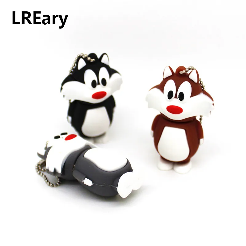 Миниатюрный мультяшный милый USB флэш-накопитель Looney Tunes 16 Гб 4 ГБ 8 карта памяти